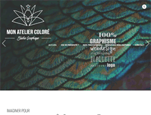 Tablet Screenshot of mon-atelier-colore.com